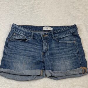 Abercrombie & Fitch Blue Jean Shorts